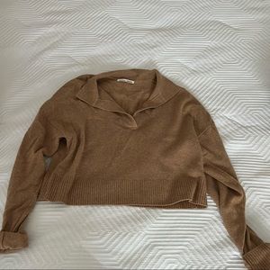 Reformation Cashmere Polo Sweater - NEVER WORN